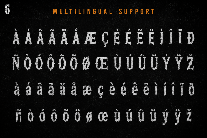 Shadow Pumpkin — Modern Halloween Font preview image 2