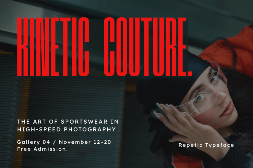 Repetic – Modern Condensed Sans Serif Font preview image 4