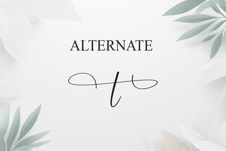 Handwriting Elegant Script Font preview image 5