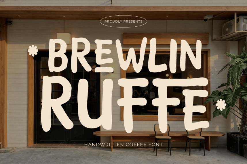 Brewlin Ruffe – Coffee Display Font