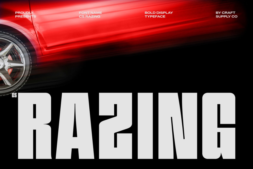 CS Razing Font