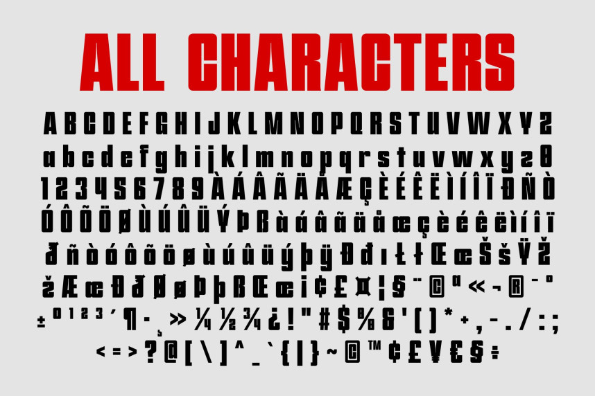 CS Razing Font preview image 5