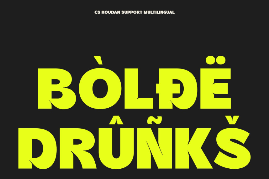 CS Roudan Font preview image 4