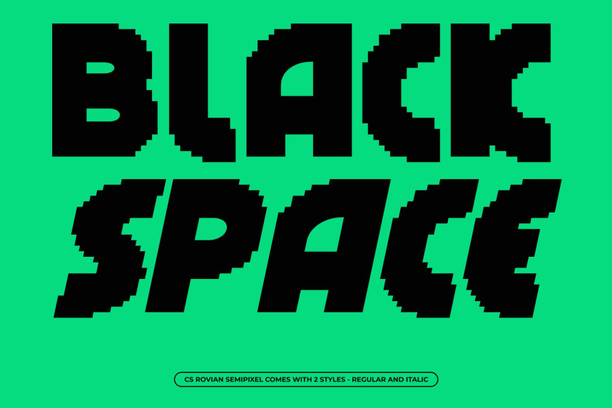 CS Rovian Semipixel Font preview image 2