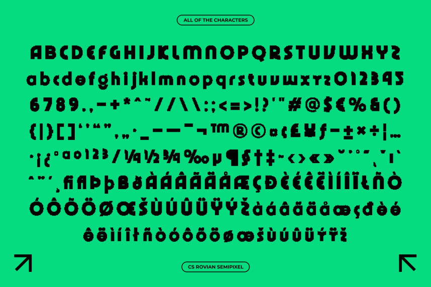 CS Rovian Semipixel Font preview image 5