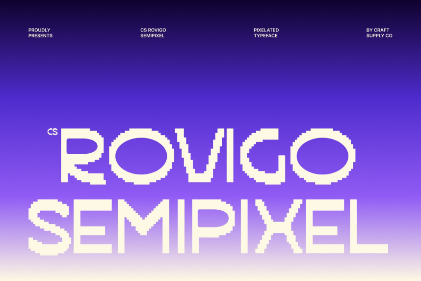 CS Rovigo Semipixel Font