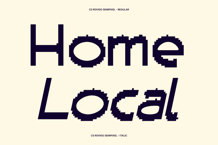 CS Rovigo Semipixel Font preview image 2