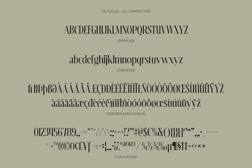 CS Ruelle Font preview image 5