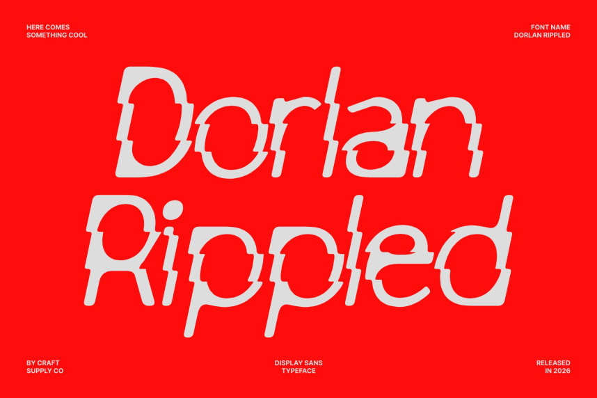 Dorlan Rippled Font