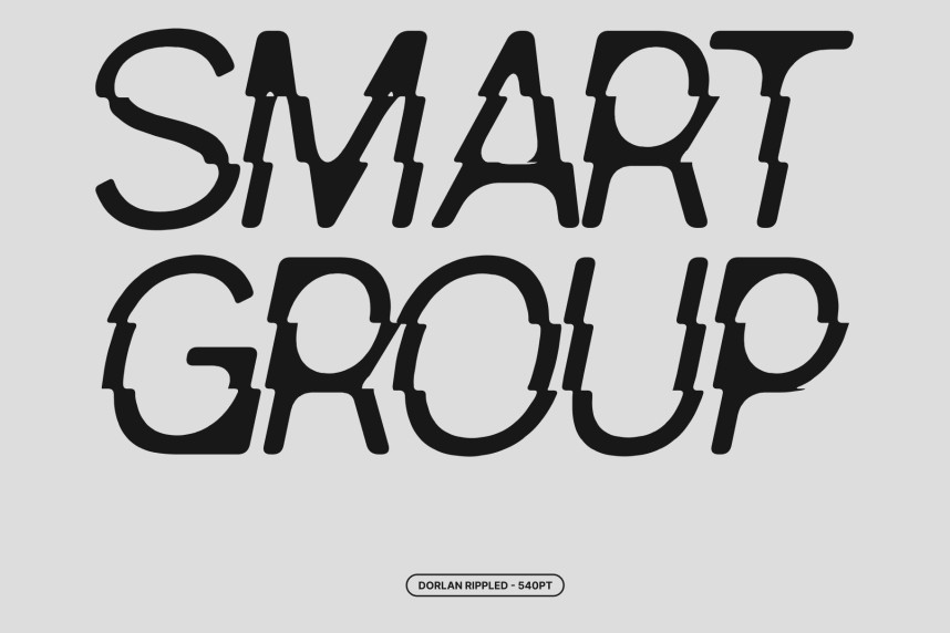 Dorlan Rippled Font preview image 2