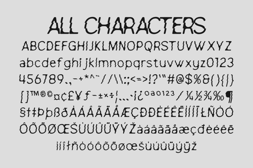 Dorlan Rippled Font preview image 5