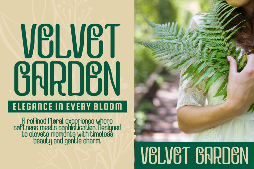 Floral Ritual Condensed Font preview image 2