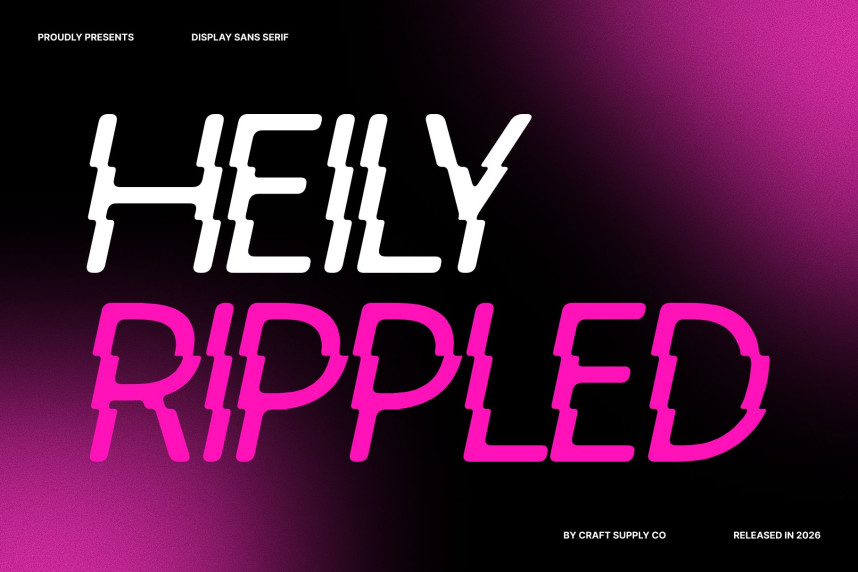 Heily Rippled Font