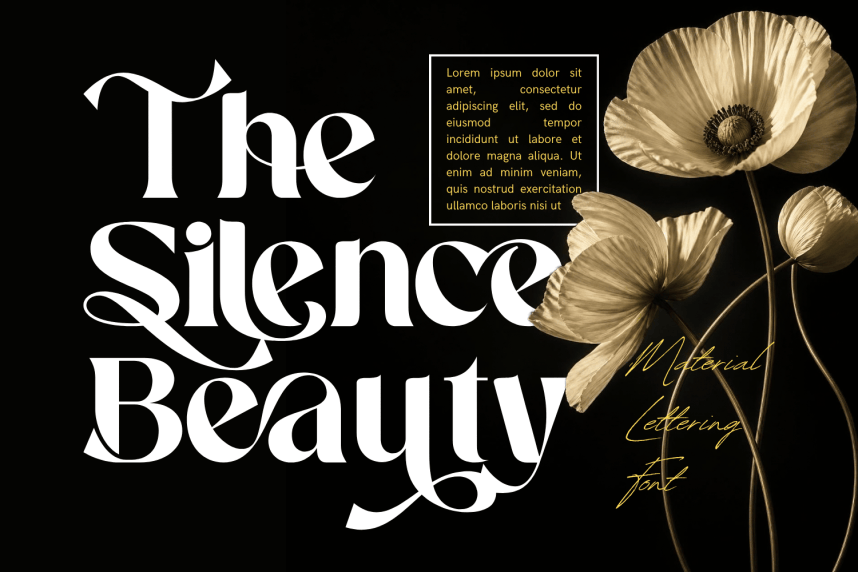 Material Lettering – Luxury Serif Font preview image 2