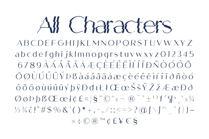 Mikea Rippled Font preview image 5