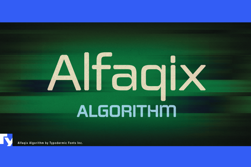 Alfaqix Algorithm Font