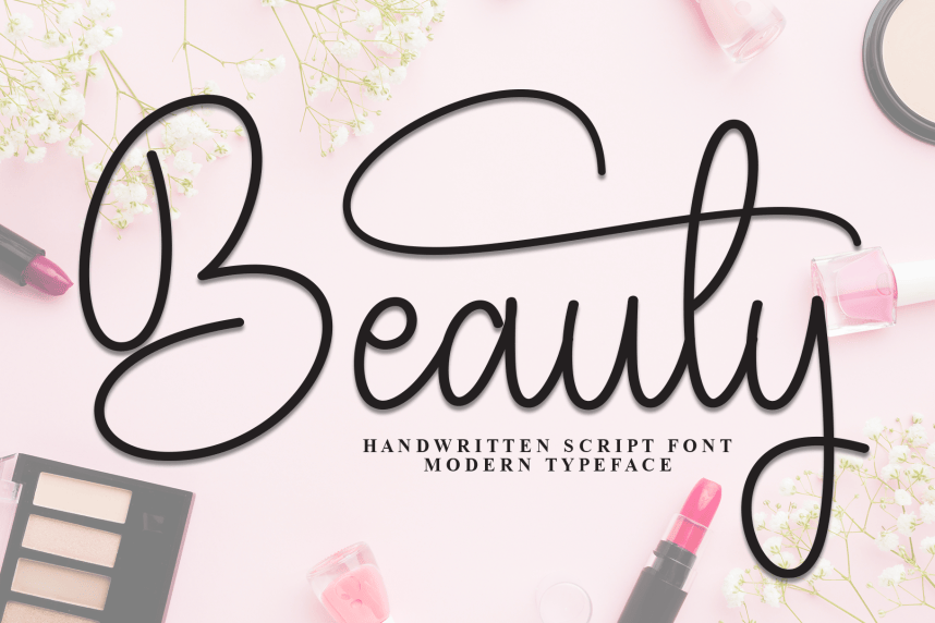 Beauty Handwritten Script Font