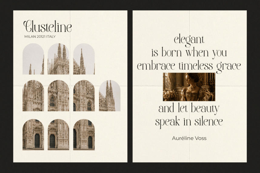 Clustery Royals Font preview image 4