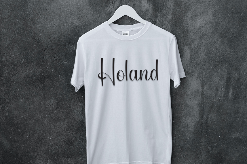 Black Sample Script Font preview image 5