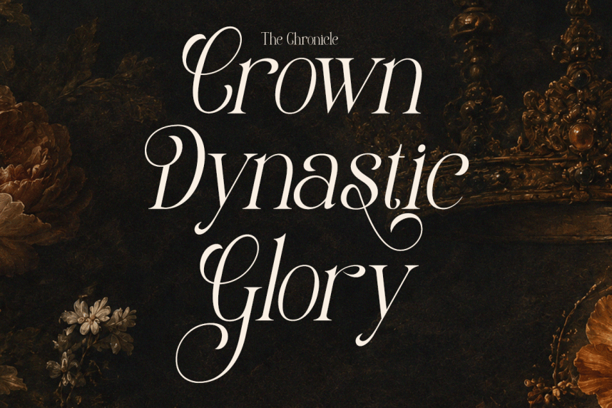 Clustery Royals Font preview image 5