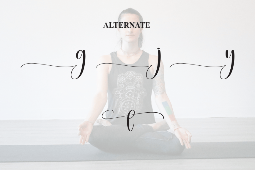 Breathing Modern Script Font preview image 5