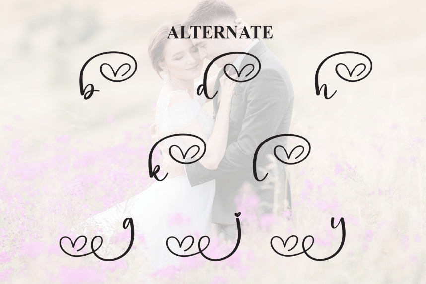 Wedding Handwritten Script Font preview image 5