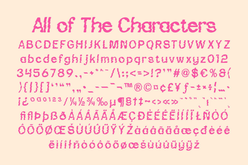CS Casper Rippled Font preview image 5