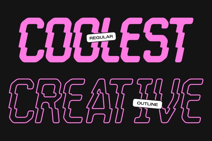 CS Champion Rippled Font preview image 2