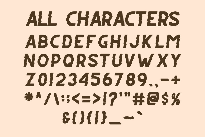 CS Gordon Rippled Font preview image 5