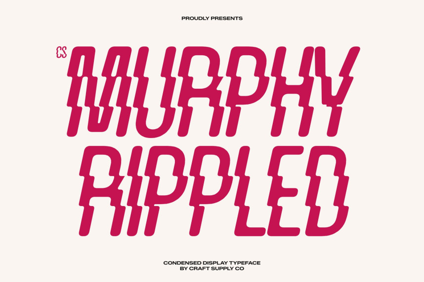 CS Murphy Rippled Font