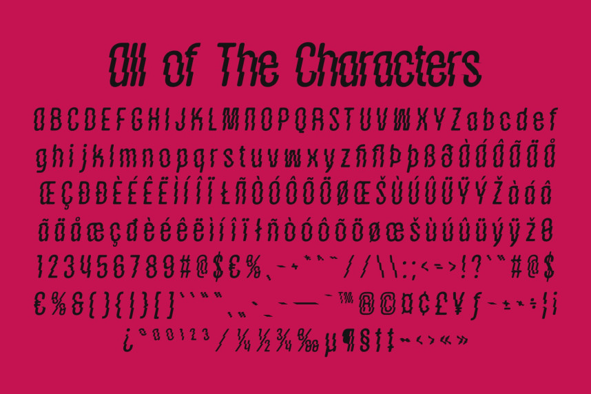 CS Murphy Rippled Font preview image 5