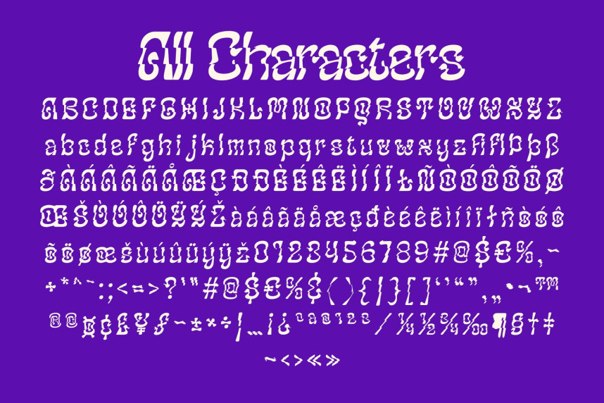 CS Polisade Rippled Font preview image 5