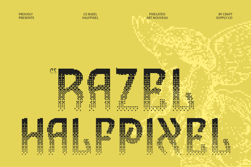 CS Razel Halfpixel Font