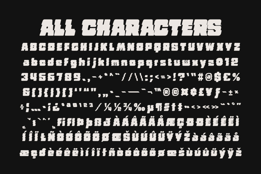 CS Rensa Rippled Font preview image 5