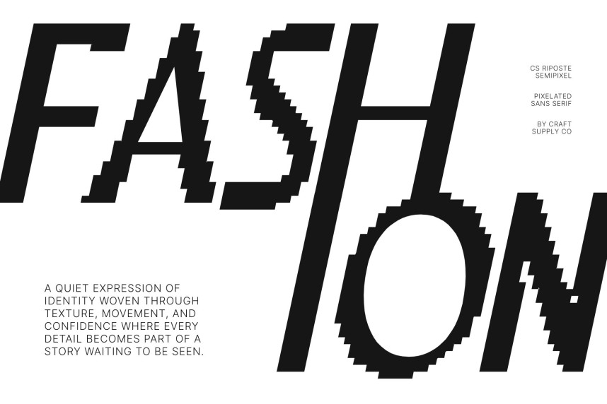 CS Riposte Semipixel Font preview image 2