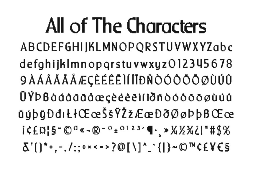 CS Riposte Semipixel Font preview image 5