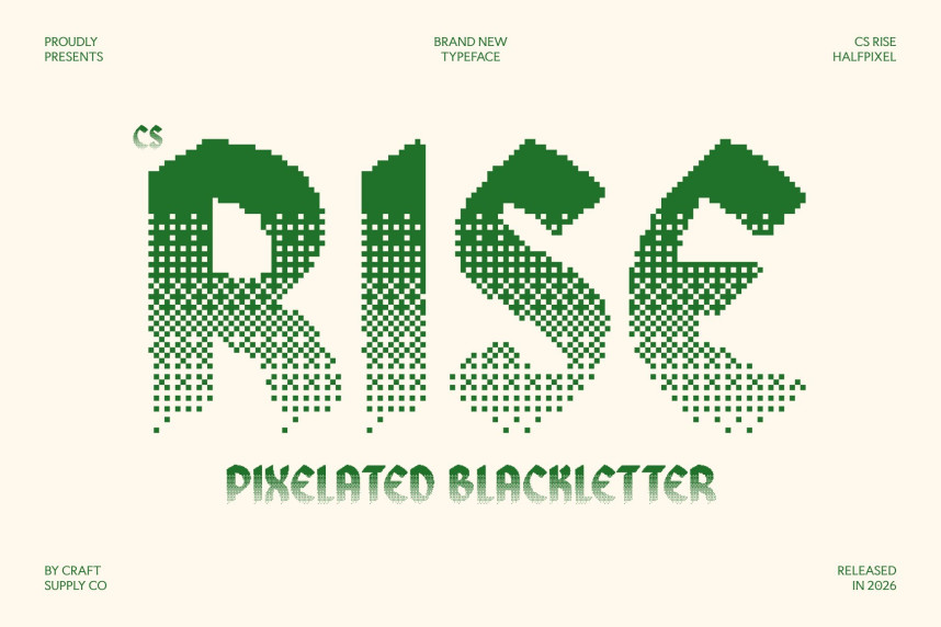 CS Rise Halfpixel Font