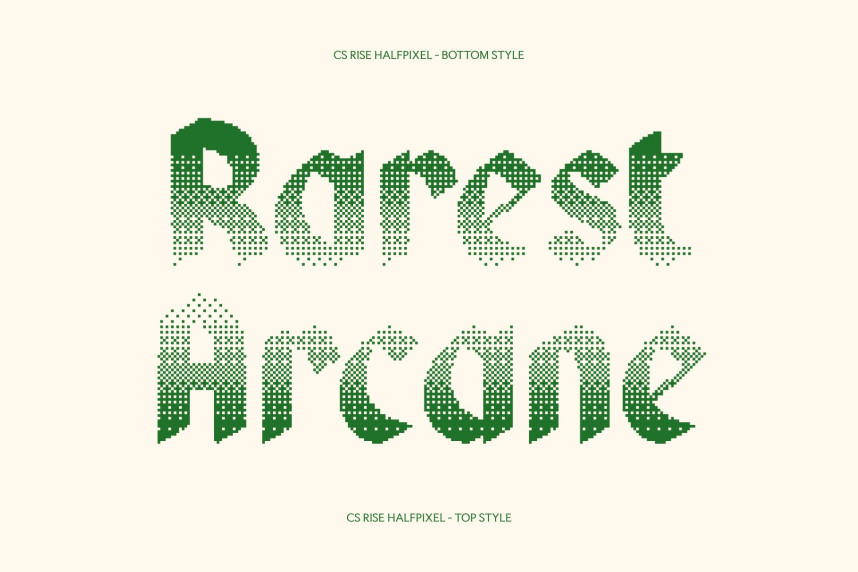 CS Rise Halfpixel Font preview image 3