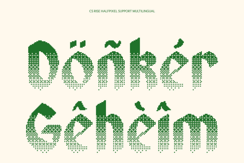 CS Rise Halfpixel Font preview image 4