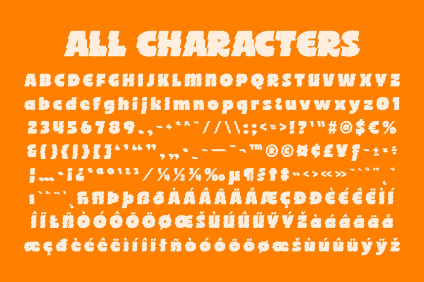 CS Risgard Rippled Font preview image 5