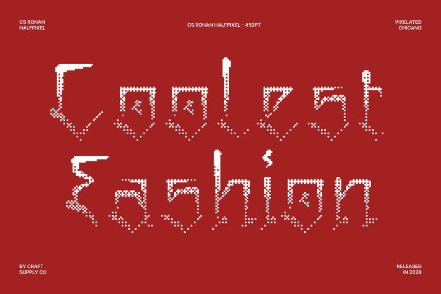 CS Rohan Halfpixel Font preview image 2