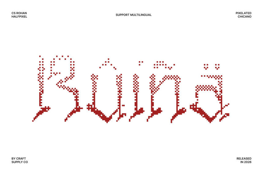 CS Rohan Halfpixel Font preview image 4
