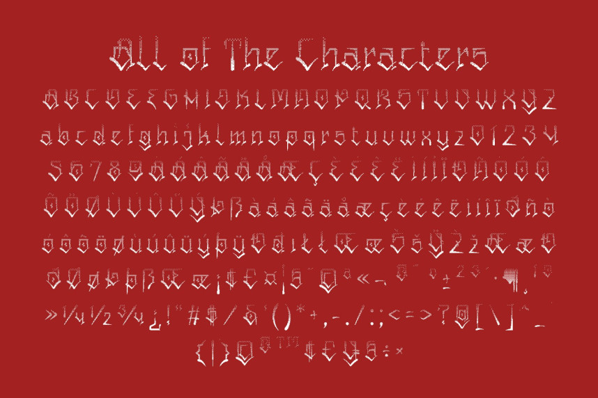 CS Rohan Halfpixel Font preview image 5