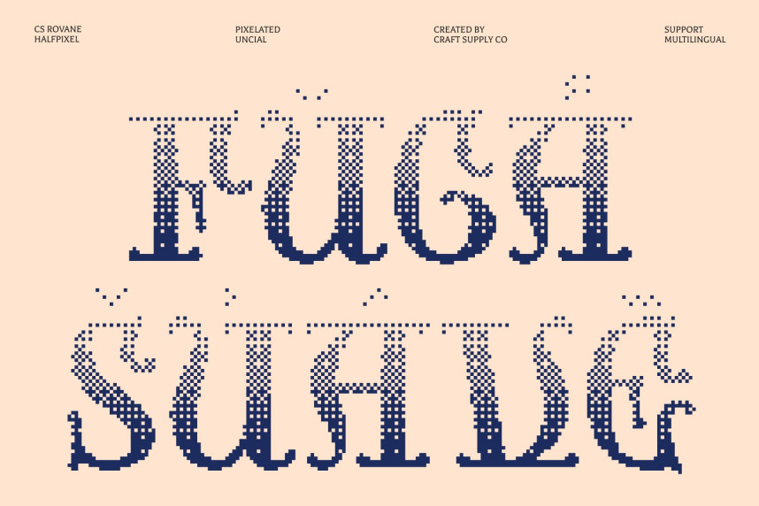 CS Rovane Halfpixel Font preview image 4