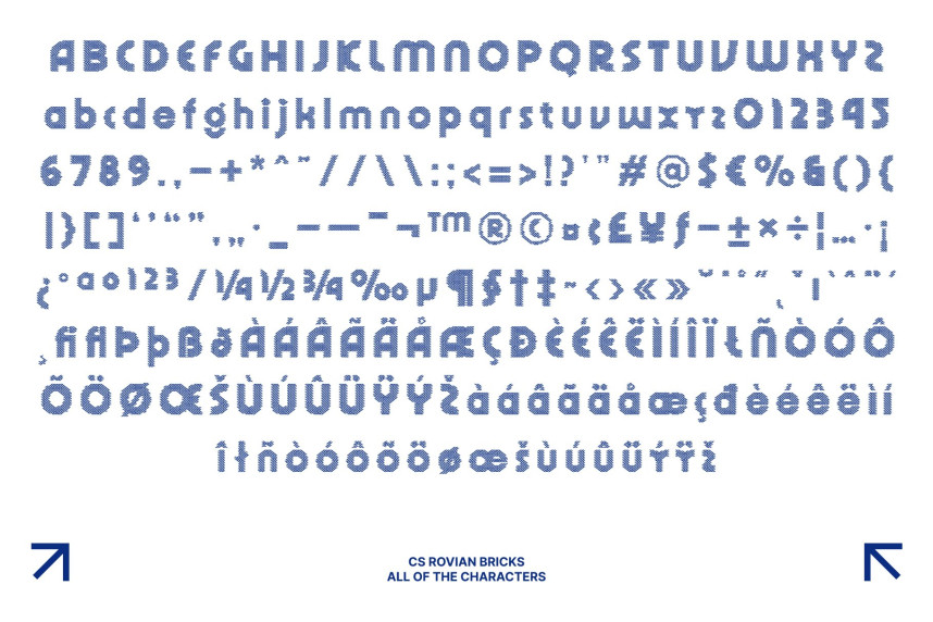 CS Rovian Bricks Font preview image 5