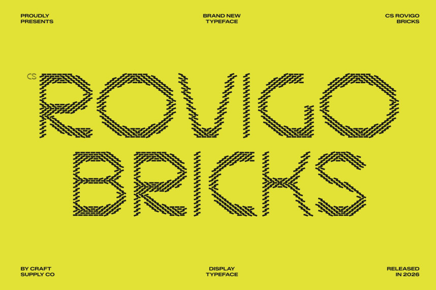 CS Rovigo Bricks Font