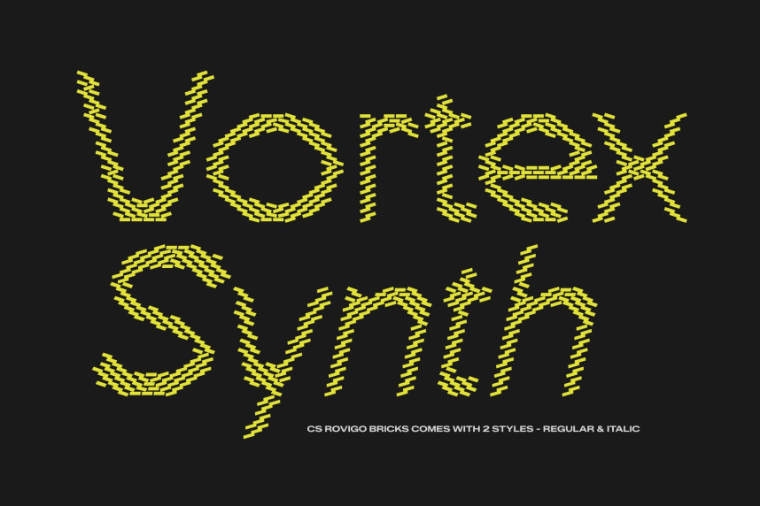 CS Rovigo Bricks Font preview image 3