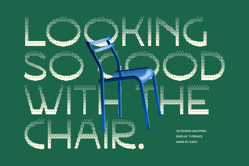 CS Rovigo Halfpixel Font preview image 4