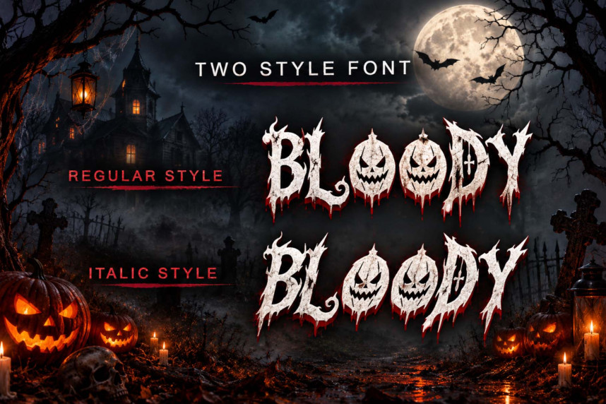 Ghost Ritual – Horror Gothic Font preview image 5