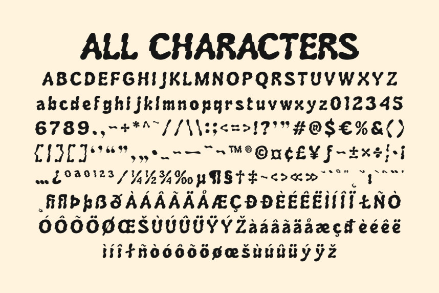 Rastely Rippled Font preview image 5
